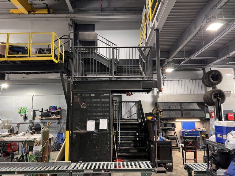Shop Stairs – Two-Story Commercial Staircase Installation