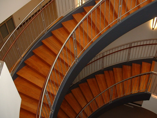 Casey Radius Stair – Commercial Radius Staircase Installation